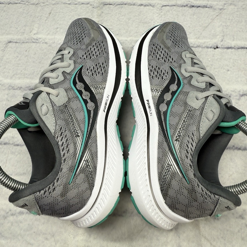 Saucony Omni 20 Womens‎ Size 8 Running Shoes S10681-29 Alloy Jade Sneakers - Picture 7 of 11